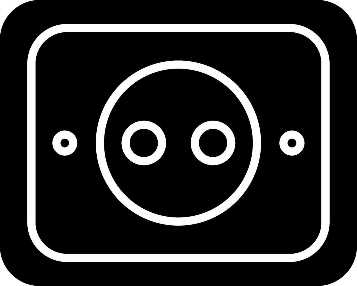 Socket Glyph Icon vector