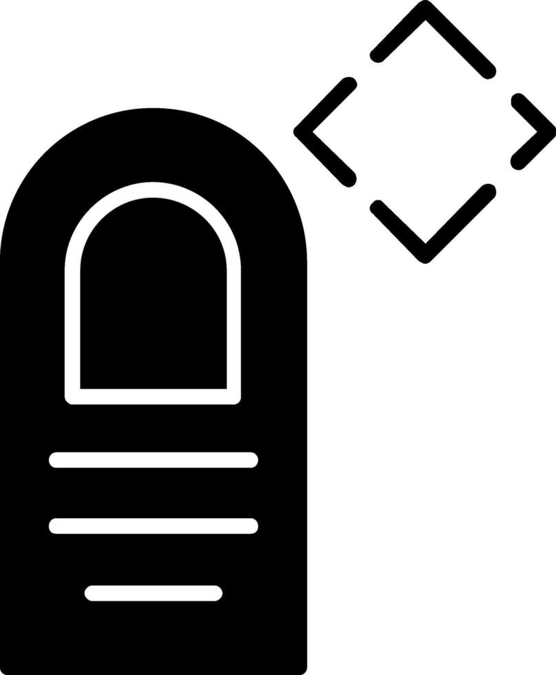 Gesture Glyph Icon vector
