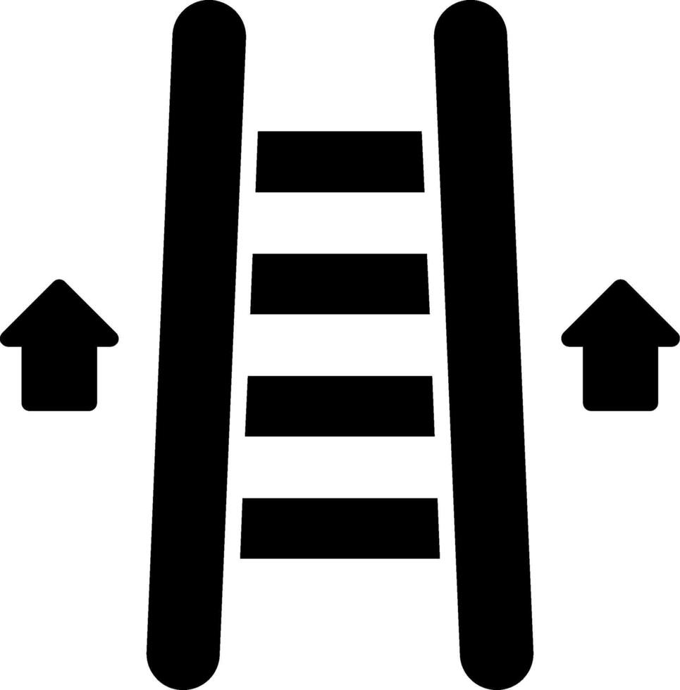 Ladder Glyph Icon vector