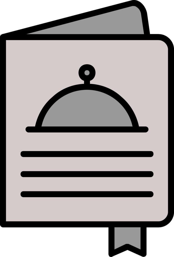 Menu Line Filled Icon vector