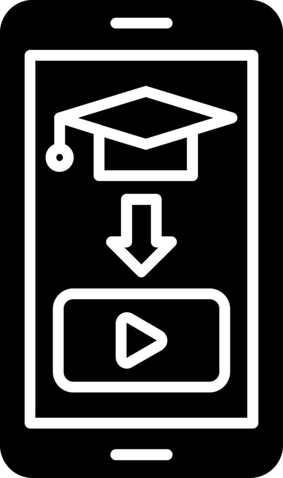 Educational Glyph Icon vector