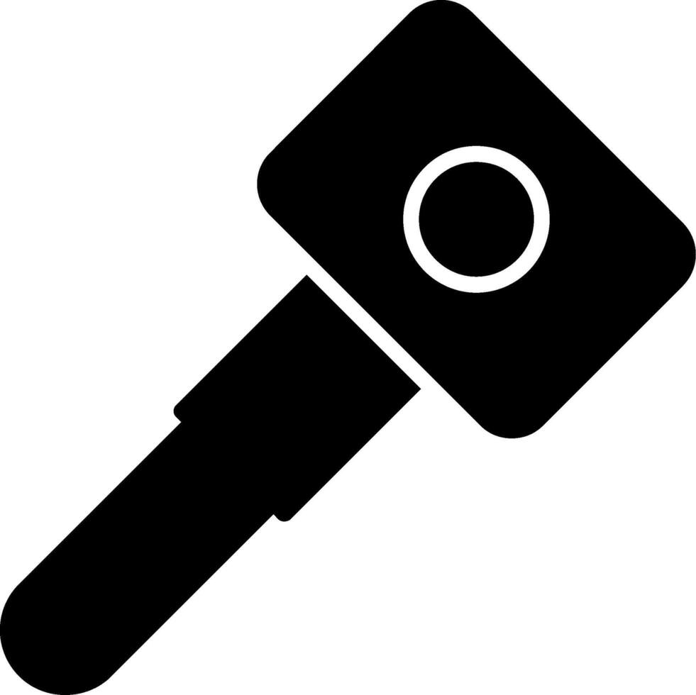 Car Key Glyph Icon vector