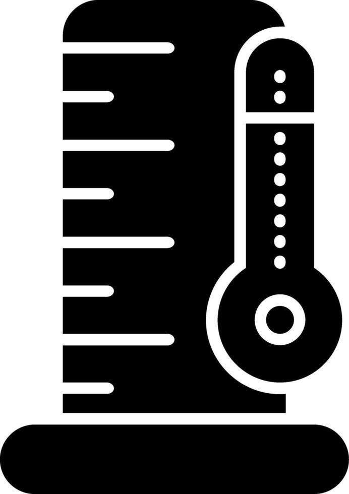 Flask Glyph Icon vector