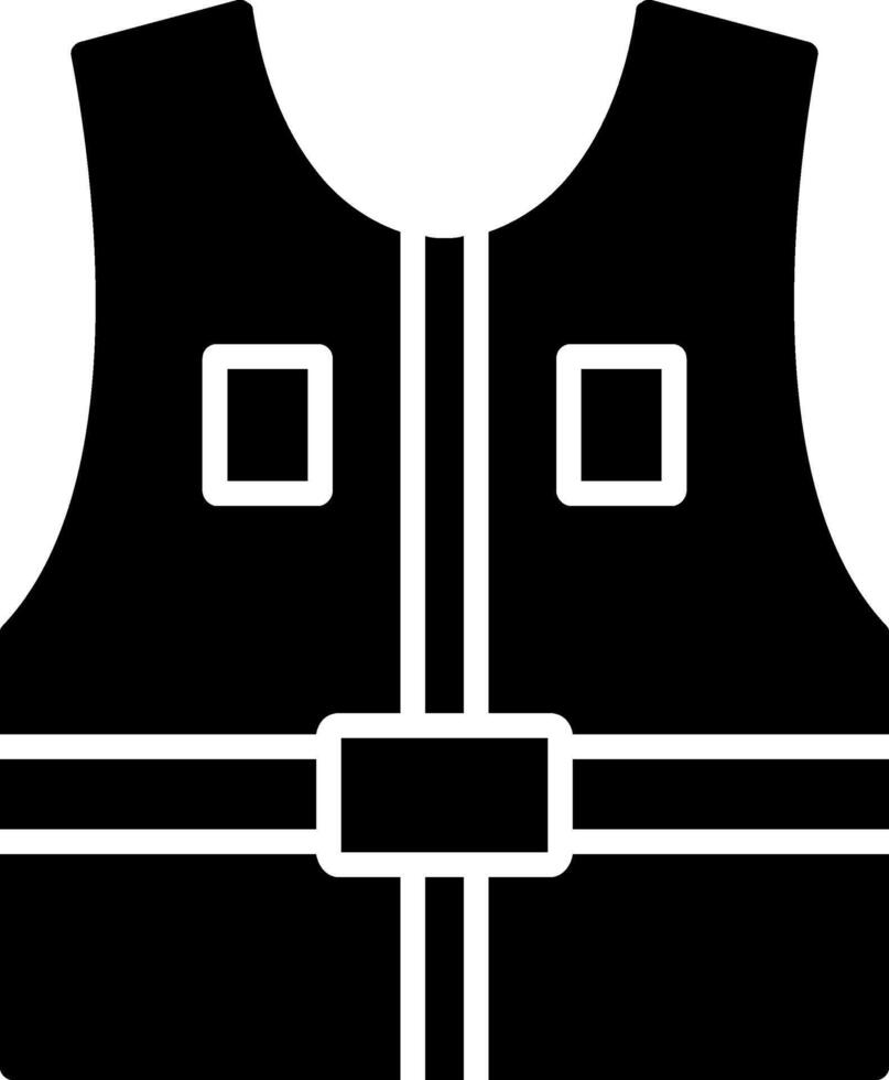 Jacket Glyph Icon vector