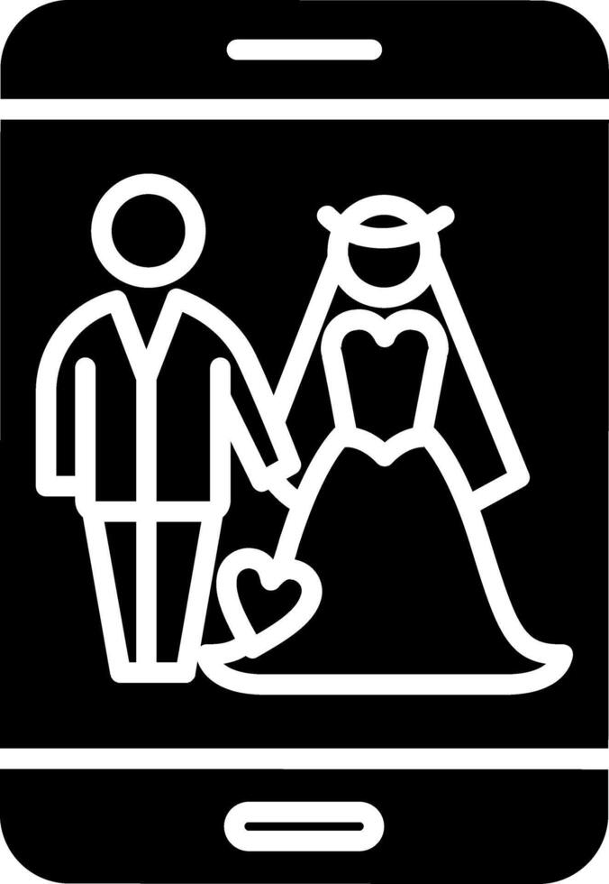 Together Glyph Icon vector