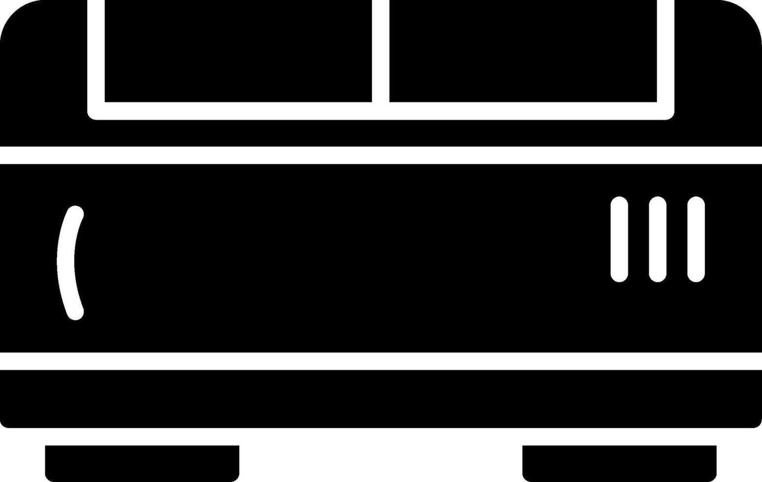 Freezer Glyph Icon vector