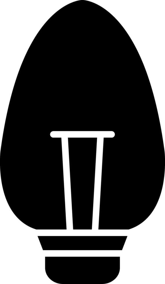 Candle Light Glyph Icon vector