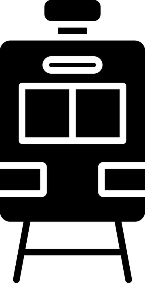 Train Glyph Icon vector