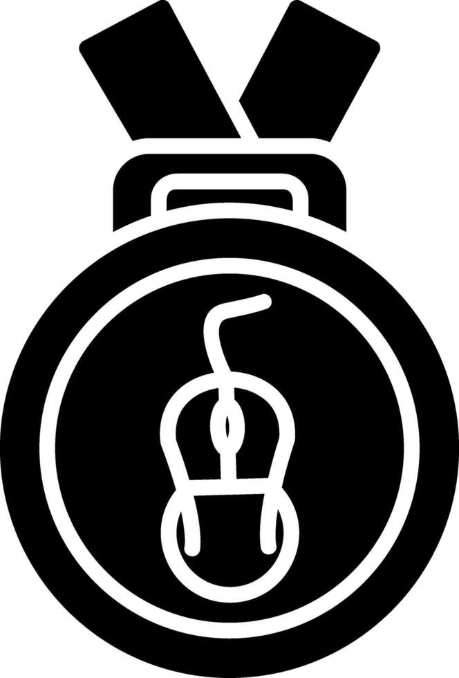 Medal Glyph Icon vector