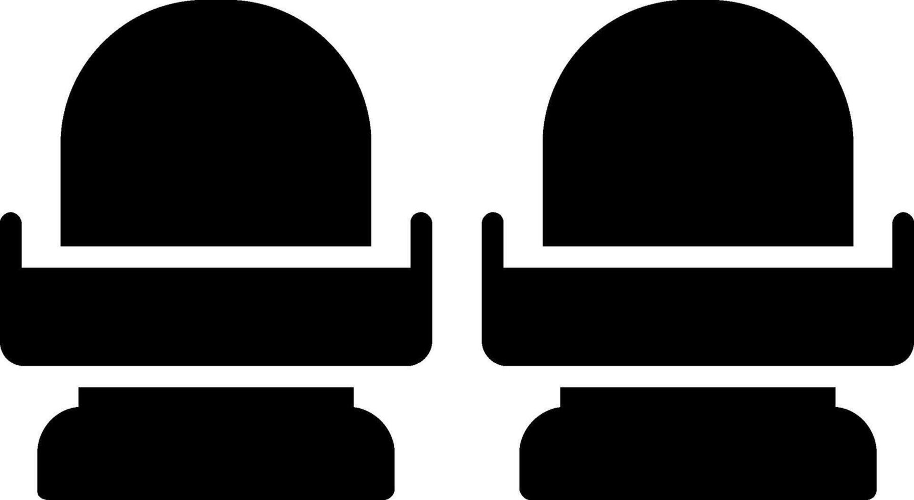 Seats Glyph Icon vector
