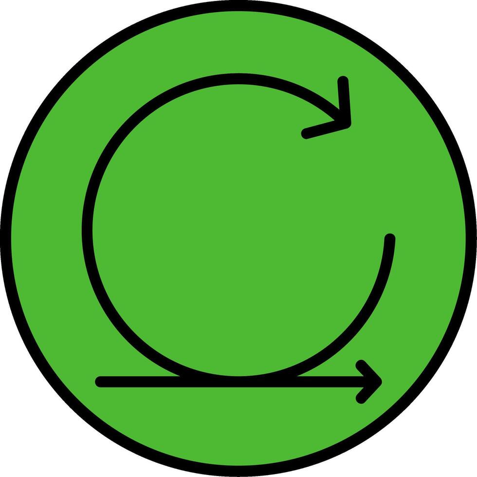 Agile Line Filled Icon vector