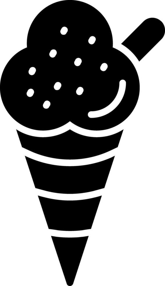 Icecream Glyph Icon vector