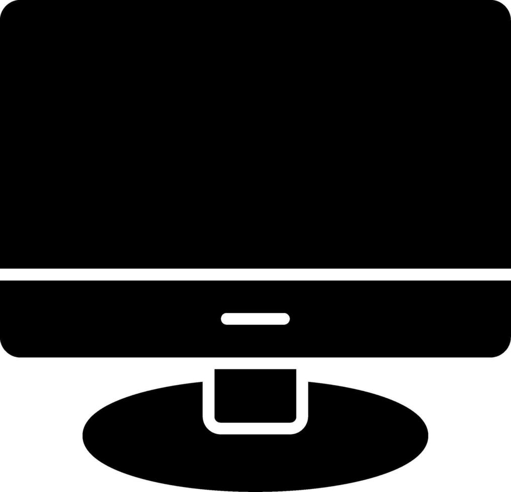 Lcd Glyph Icon vector