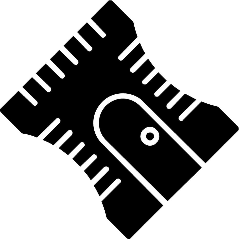 Sharpener Glyph Icon vector