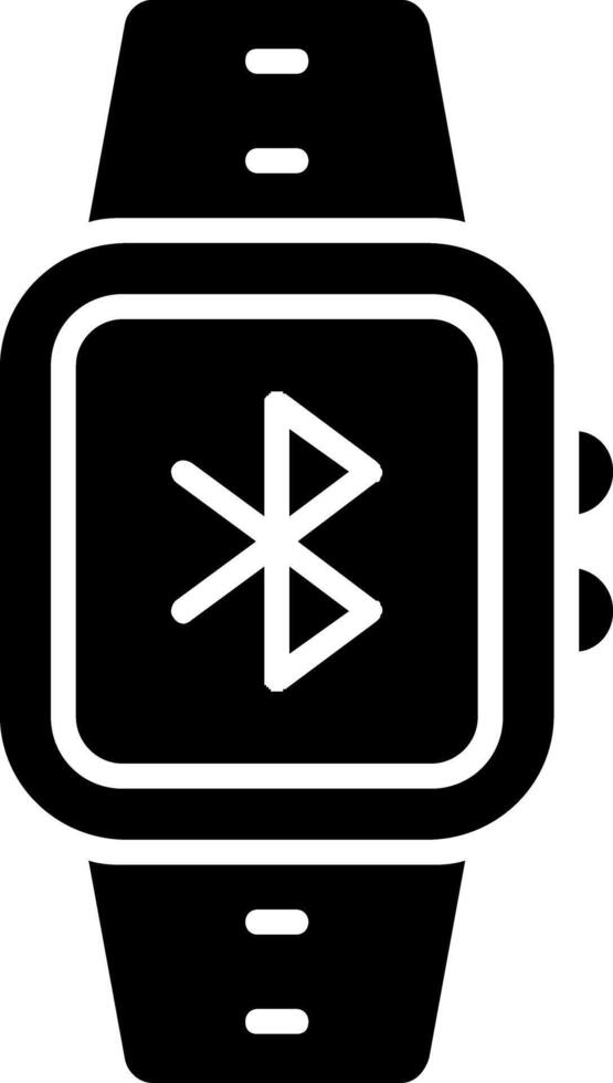 Bluetooth Glyph Icon vector
