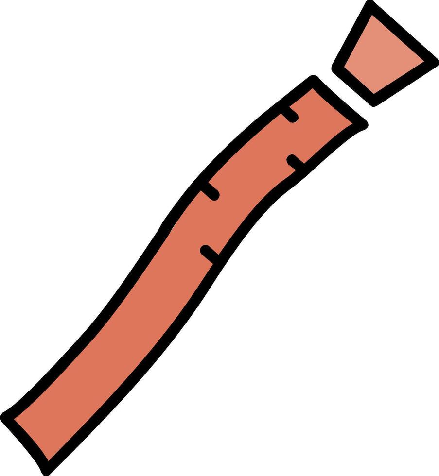 Miswak Line Filled Icon vector