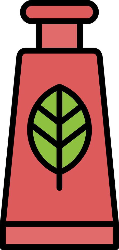 Hand Cream Line Filled Icon vector