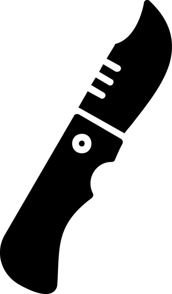 Knife Glyph Icon vector