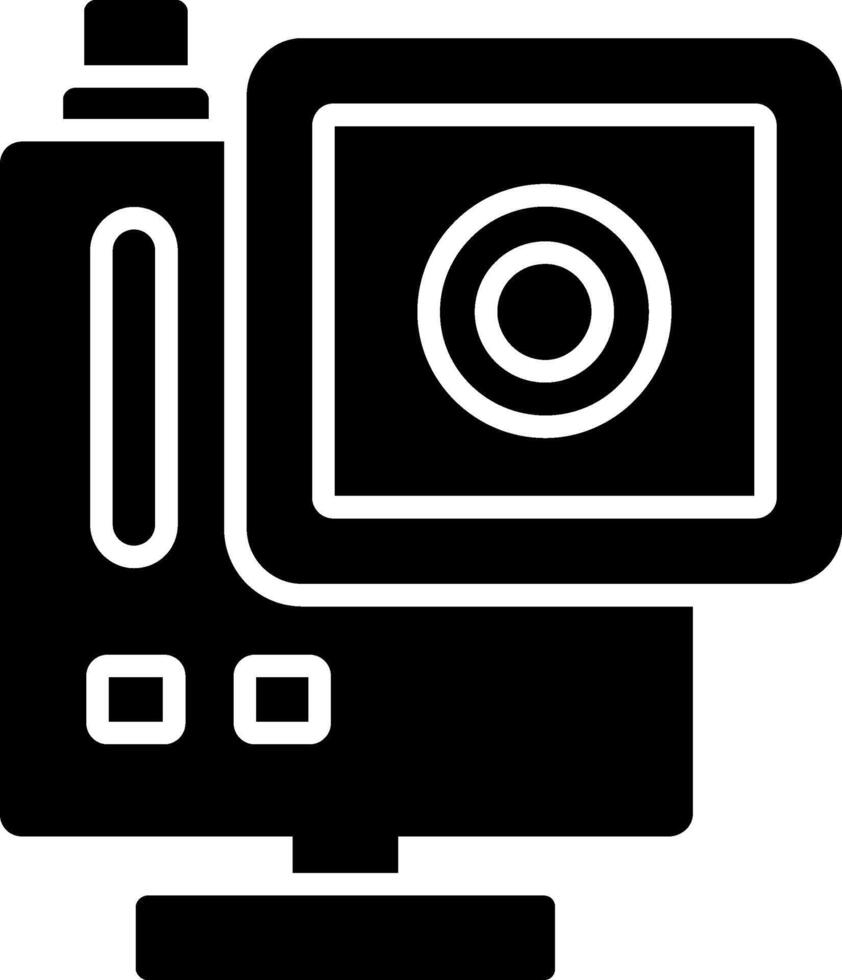 Gopro Glyph Icon vector