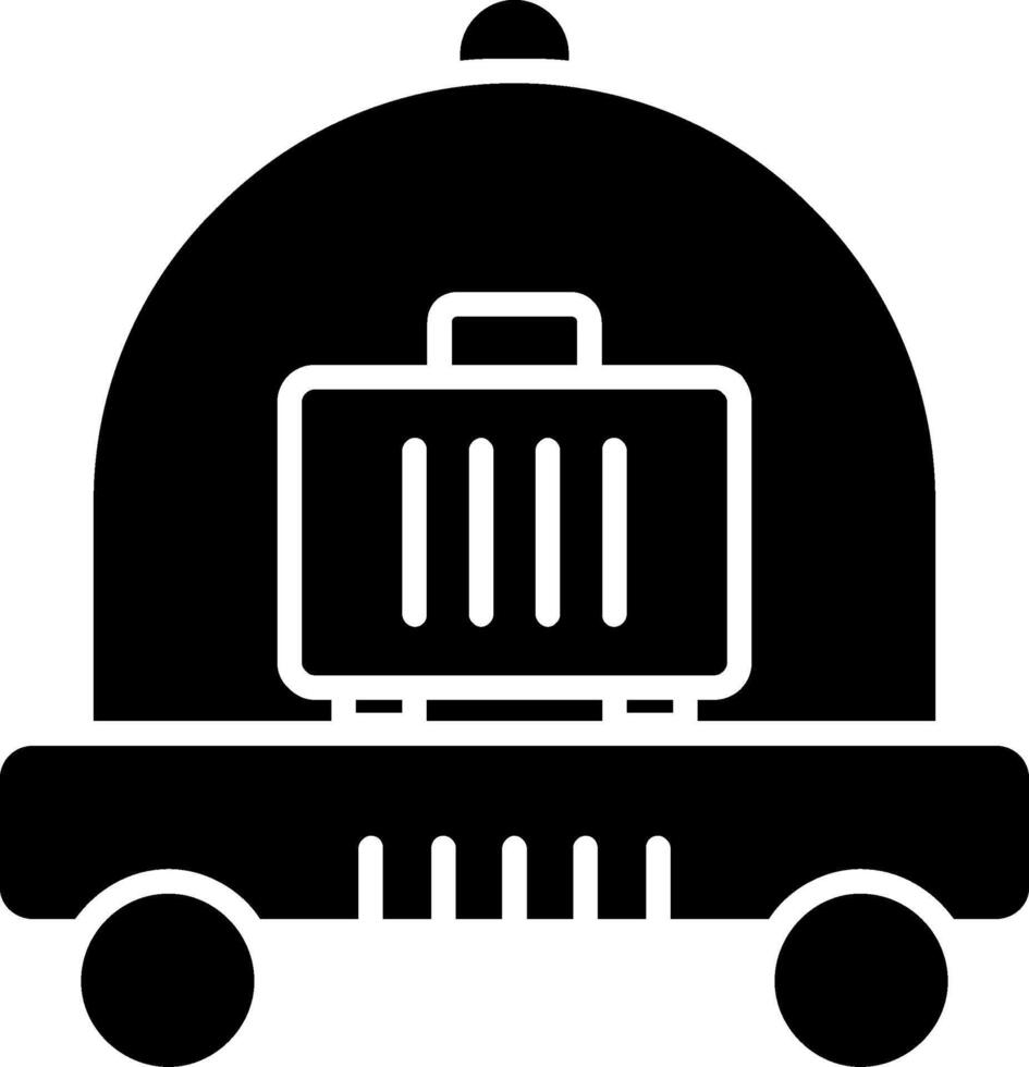 Cart Glyph Icon vector