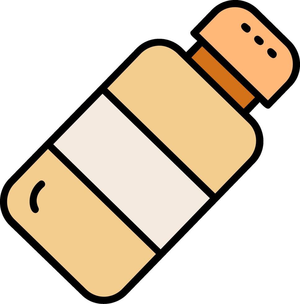 Salt Line Filled Icon vector