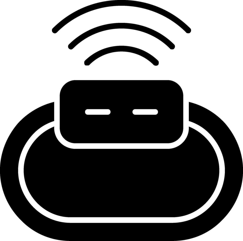 Wireless Glyph Icon vector