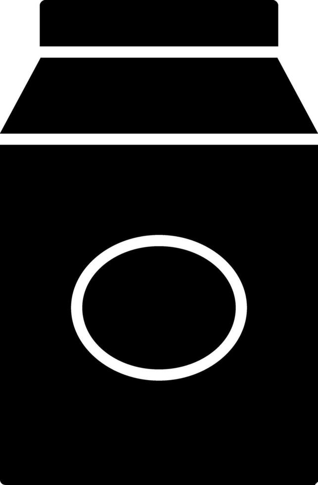 Milk Glyph Icon vector
