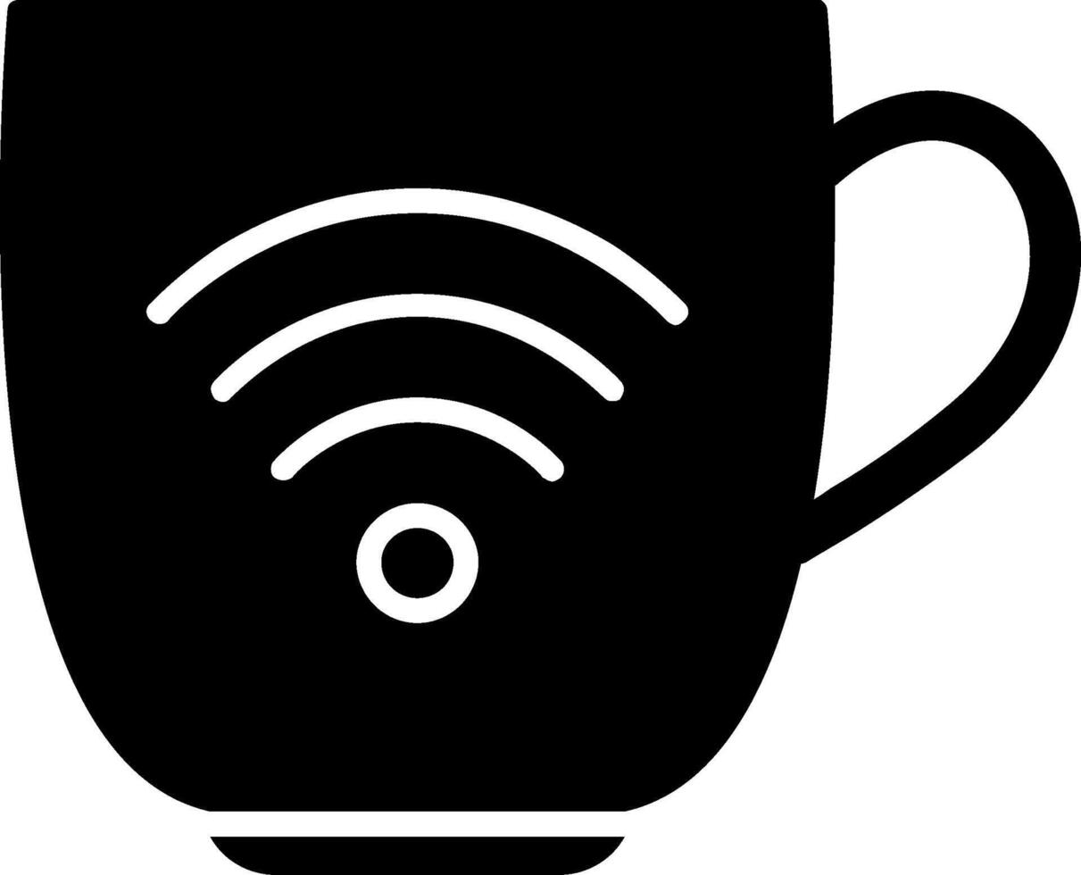 Wifi Glyph Icon vector