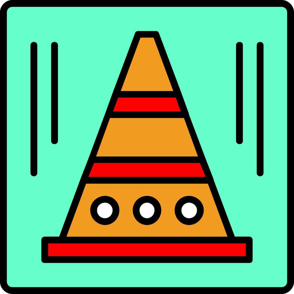 Subtitles Line Filled Icon vector