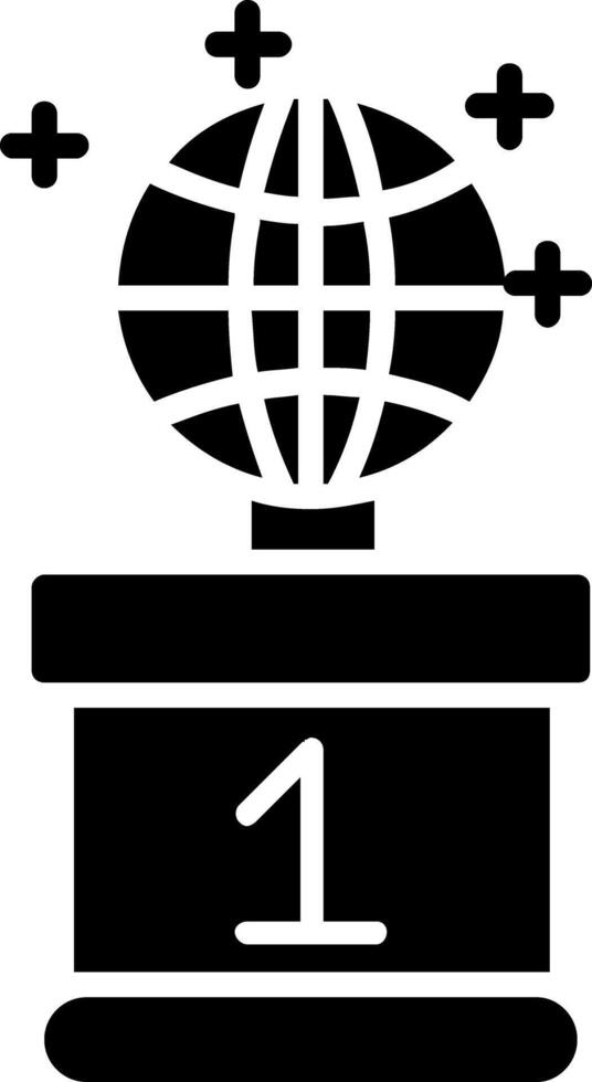 World Glyph Icon vector