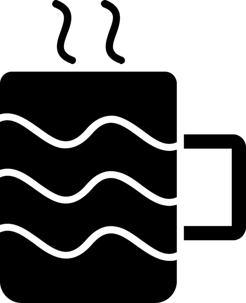 Mug Glyph Icon vector