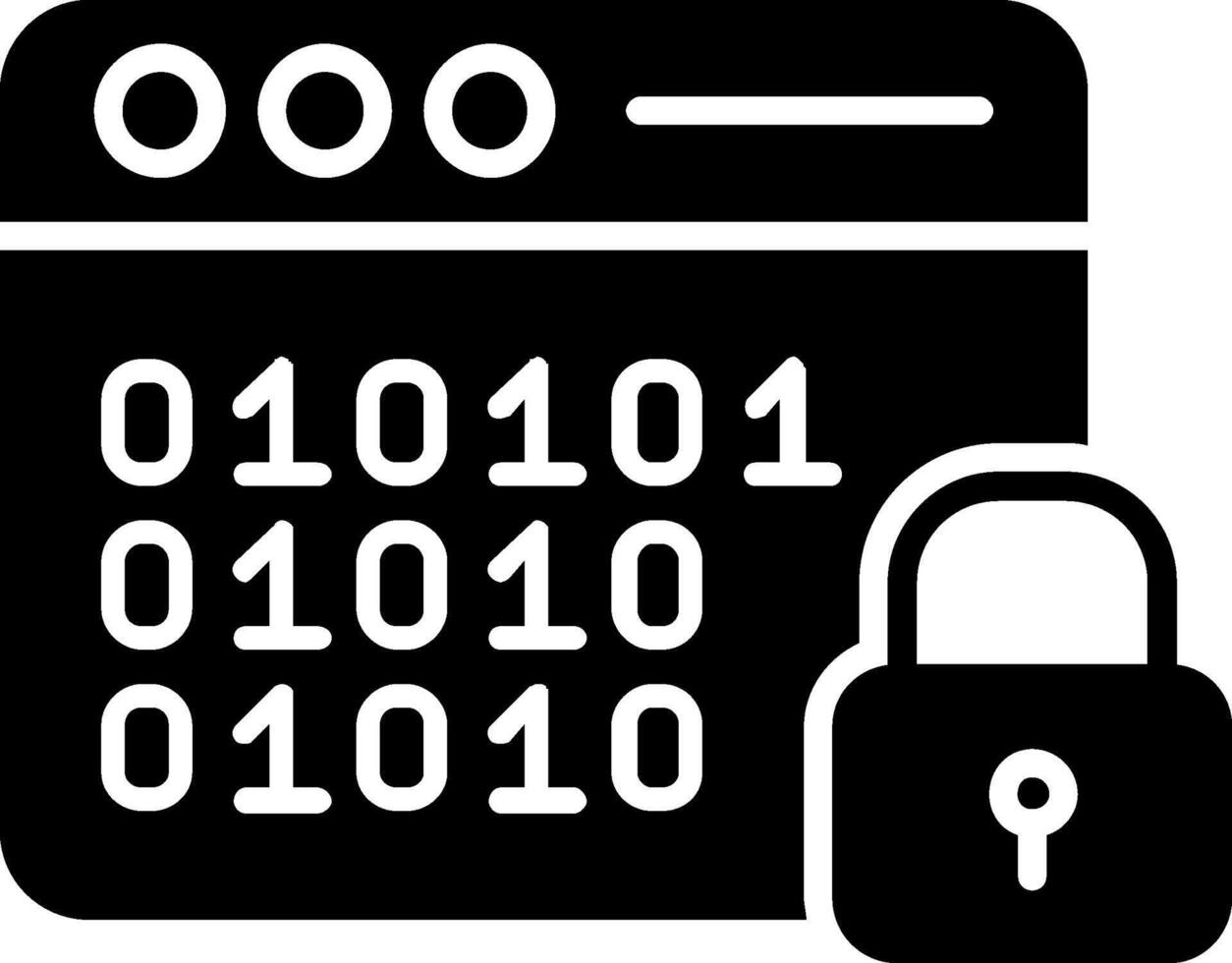 Browser Glyph Icon vector