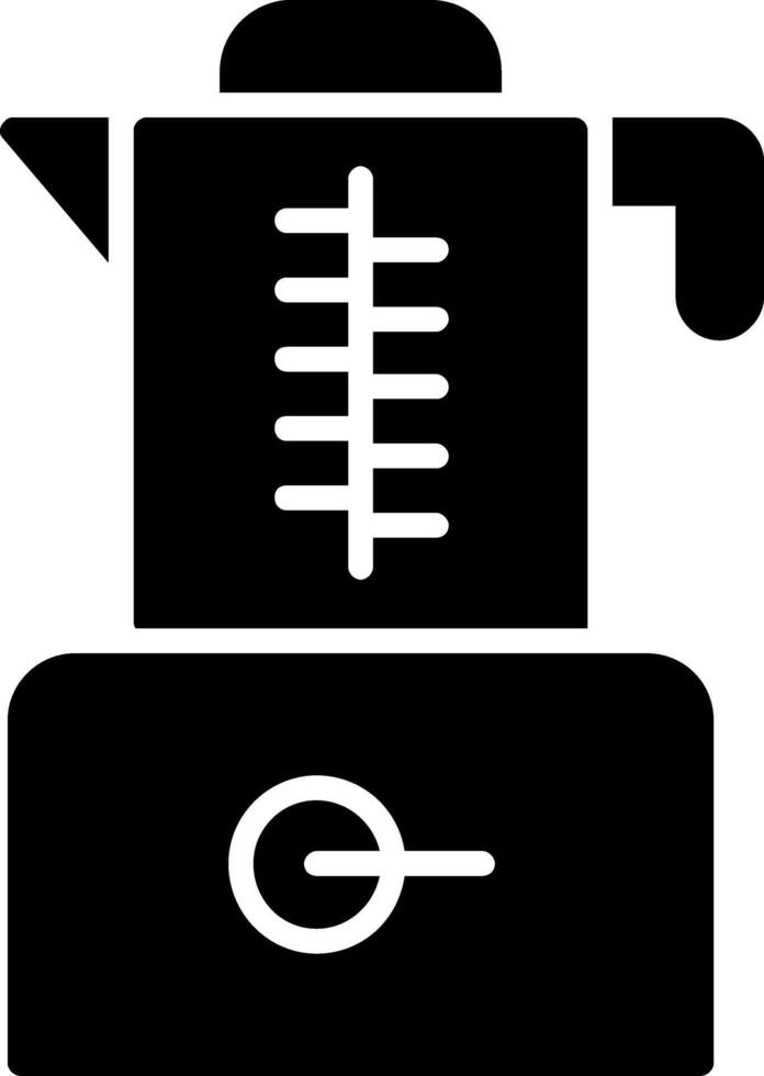 Mixer Blender Glyph Icon vector
