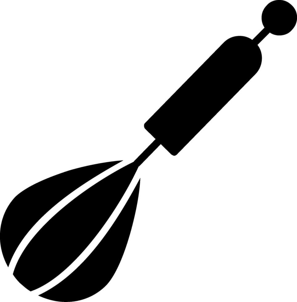 Whisk Glyph Icon vector