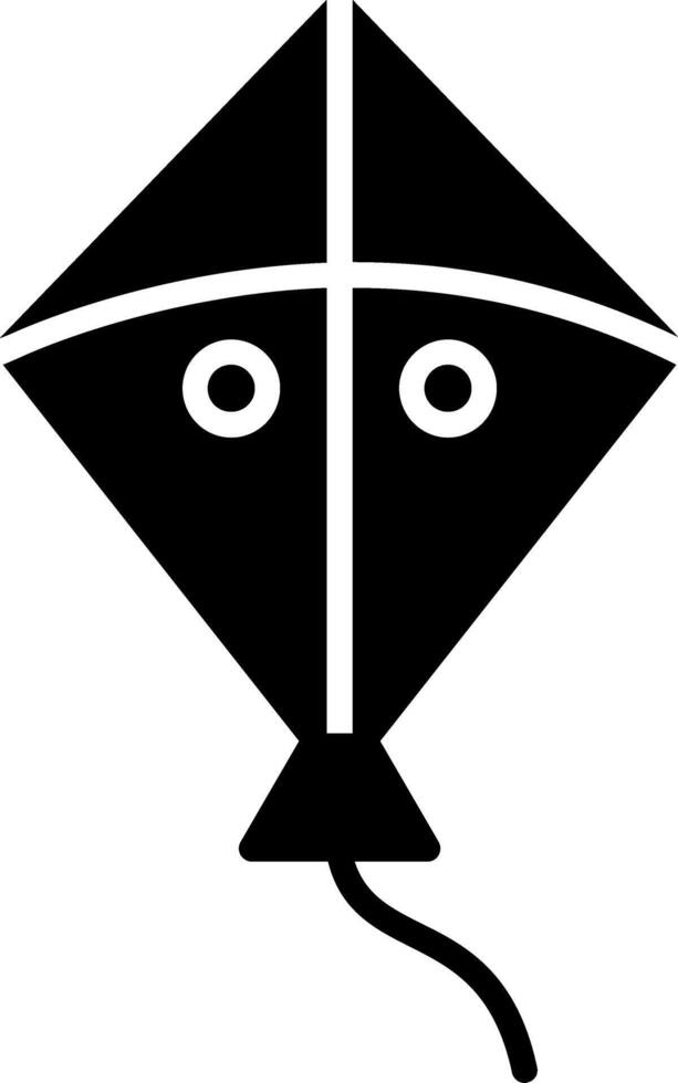 Kite Glyph Icon vector