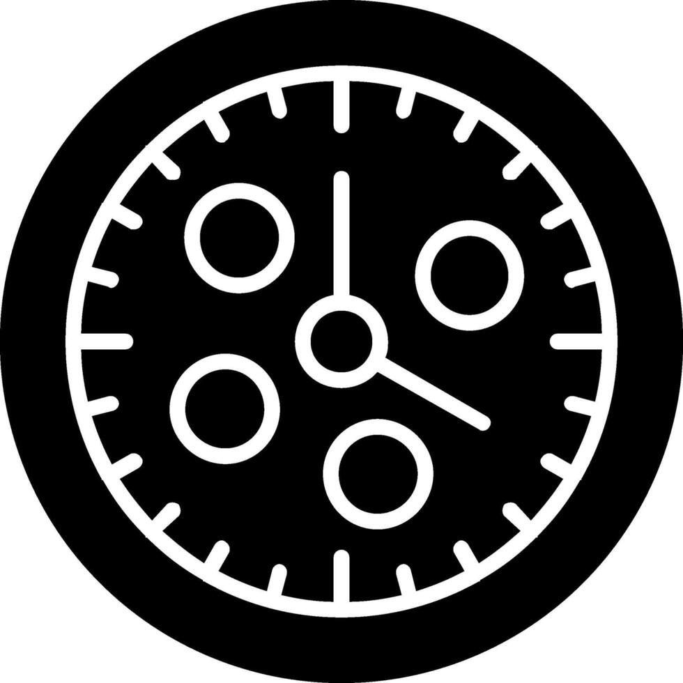 Watch Glyph Icon vector