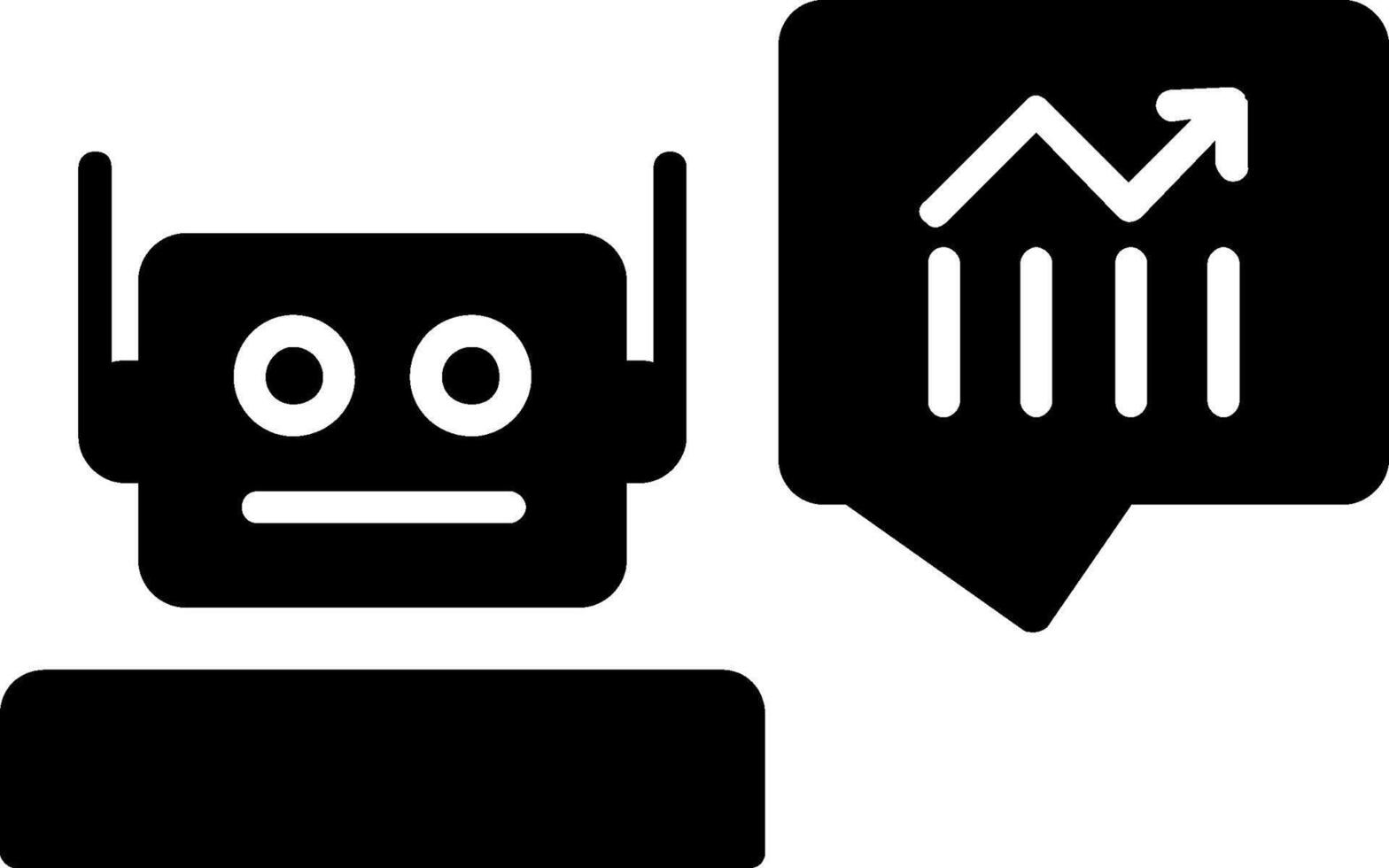 Prediction Glyph Icon vector