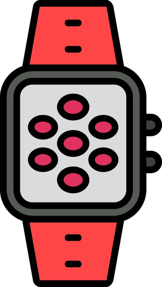 Apps Line Filled Icon vector