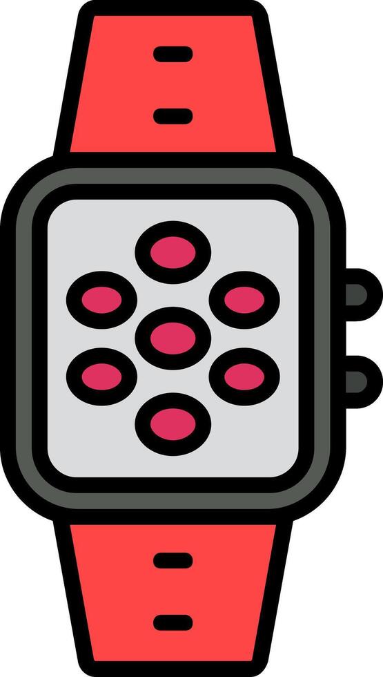 Apps Line Filled Icon vector