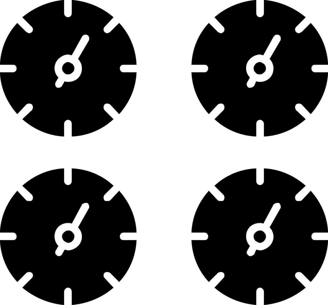 Dial Glyph Icon vector