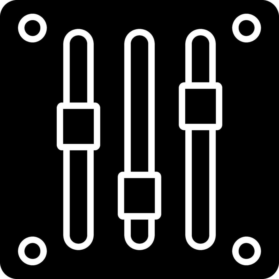 Gauge Glyph Icon vector