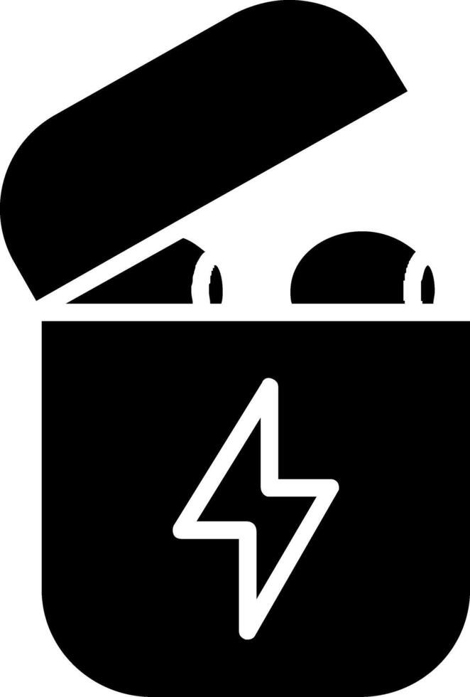 Charging Glyph Icon vector