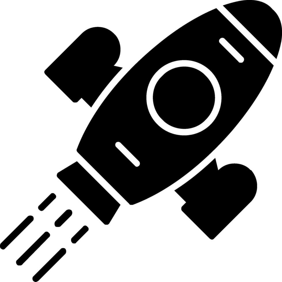 Aerospace Glyph Icon vector