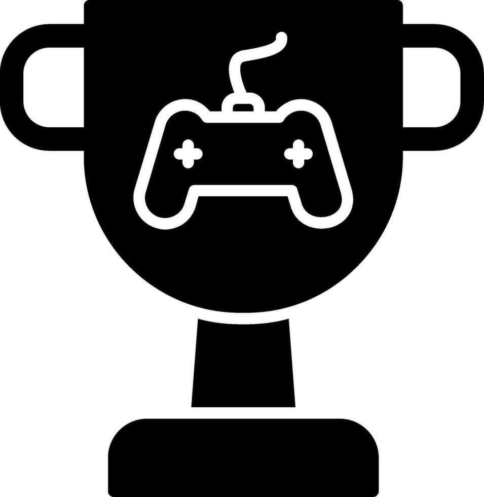 Trophy Glyph Icon vector