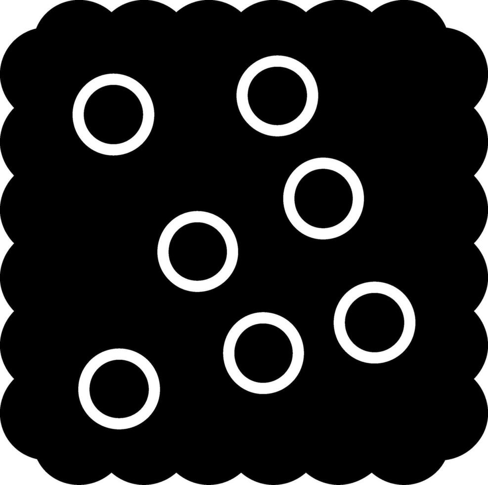 Cracker Glyph Icon vector