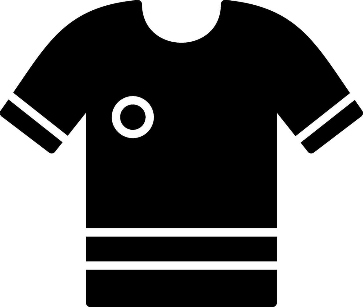 icono de glifo de camisa vector