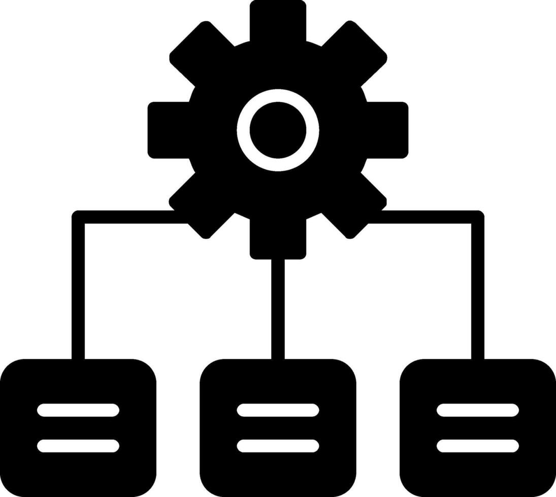 Tasks Glyph Icon vector