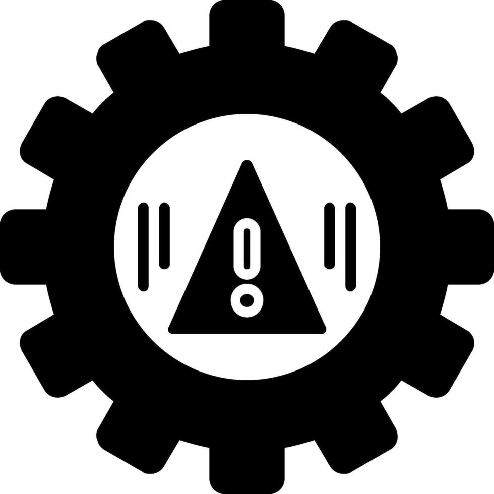 Risk Management Glyph Icon vector