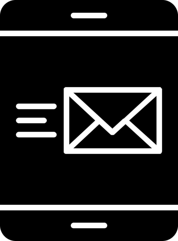 Email Glyph Icon vector