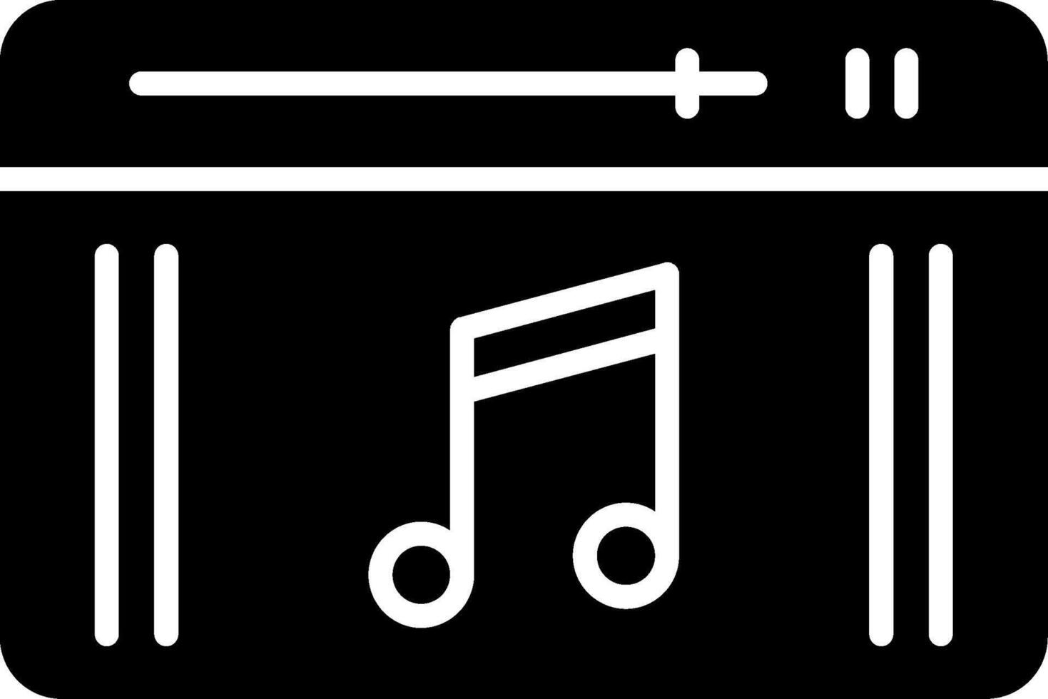 Browser Glyph Icon vector